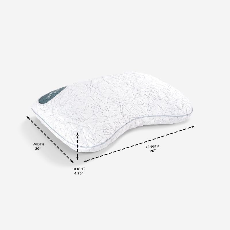 Cooling Medium Firm Side Sleeper Pillow with Airflow Mesh