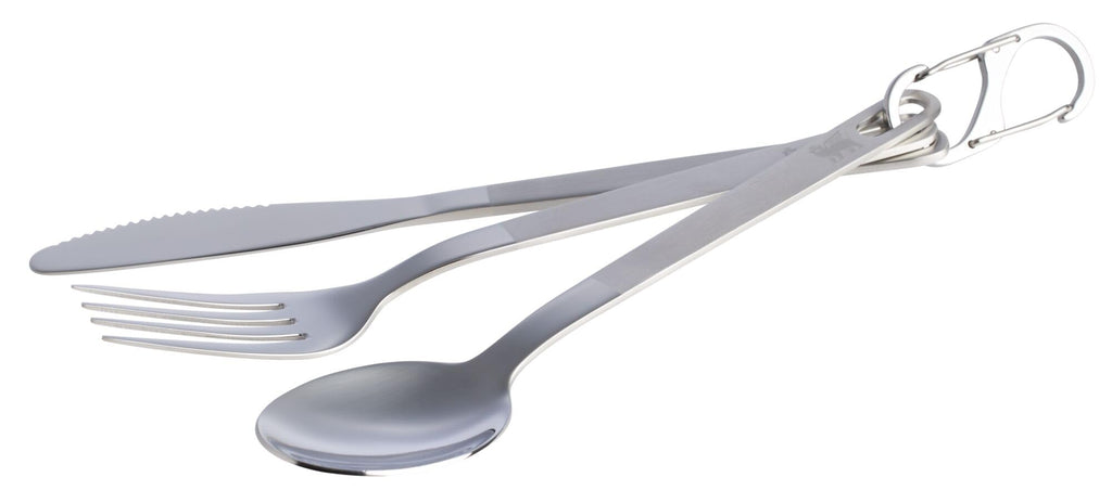 15 Piece Stainless Steel Camping Fry Pan Cook Set
