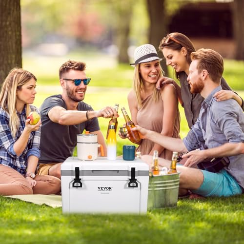 Ultra Light Hard Cooler with Heavy Duty Handle for Camping