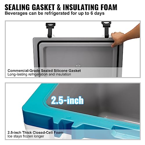 Ultra Light Hard Cooler with Heavy Duty Handle for Camping