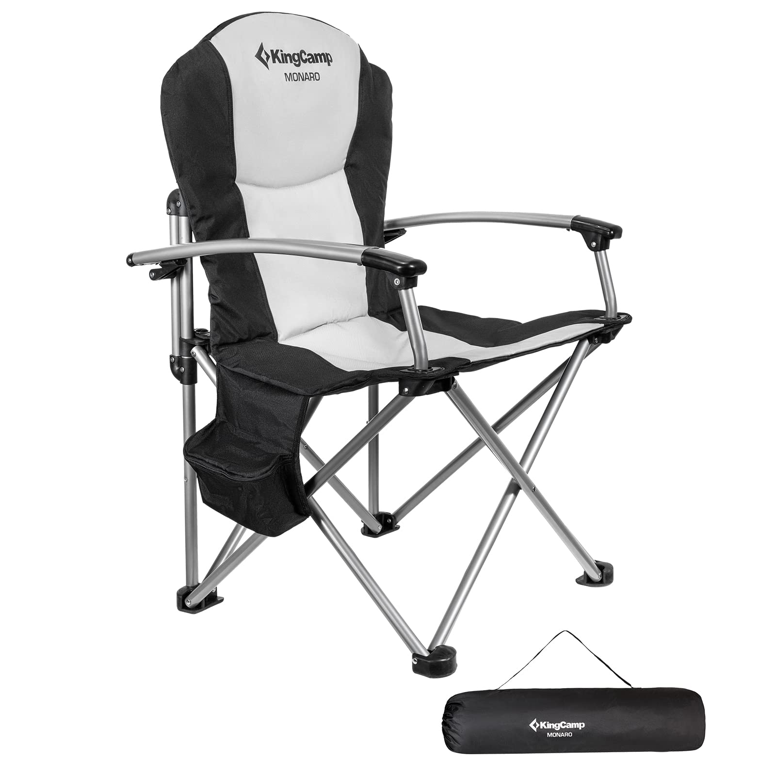 Oversized Heavy Duty Camping Chair with Lumbar Support