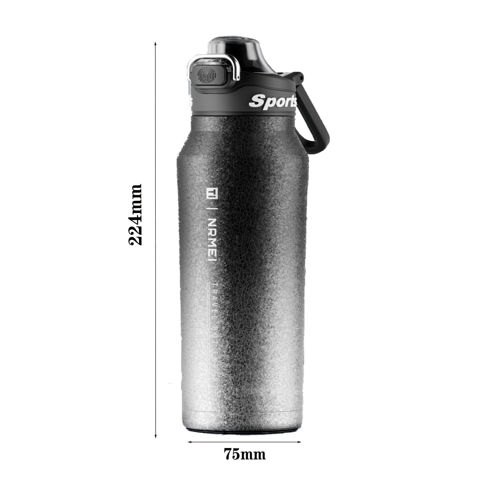 700ml Titanium Vacuum Insulated Sports Water Bottle