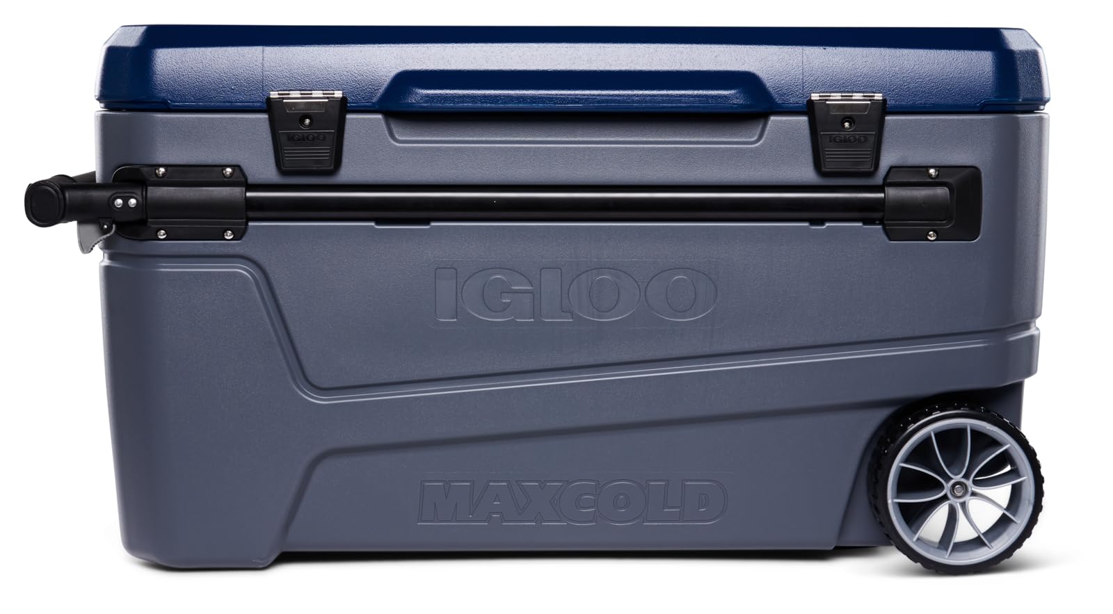 110 Quart Wheeled Insulated Hard Shell Camping Cooler