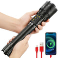 15000 Lumen Rechargeable Tactical Flashlight with Shoulder Strap