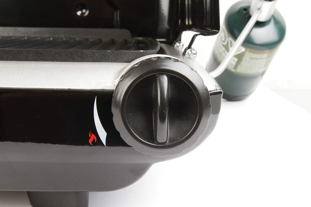 Tabletop Camping Grill Stove with Dual Adjustable Burners
