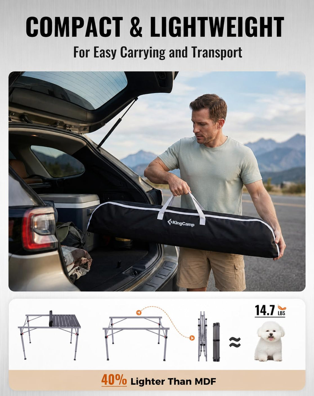 Aluminum Folding Camping Table