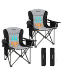 Oversized Heavy Duty Camping Chair with Lumbar Support