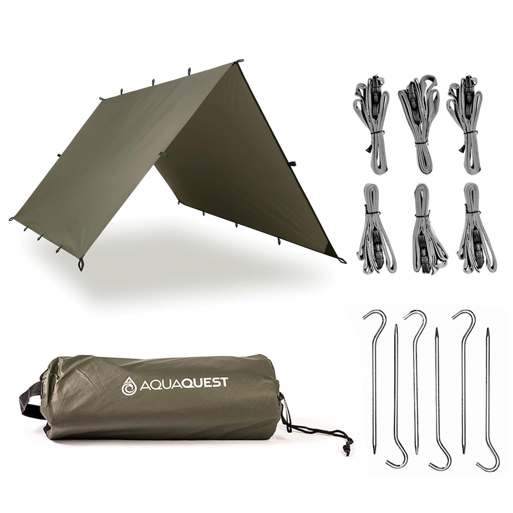 Heavy Duty Waterproof Camping Tarp for Bushcraft Survival