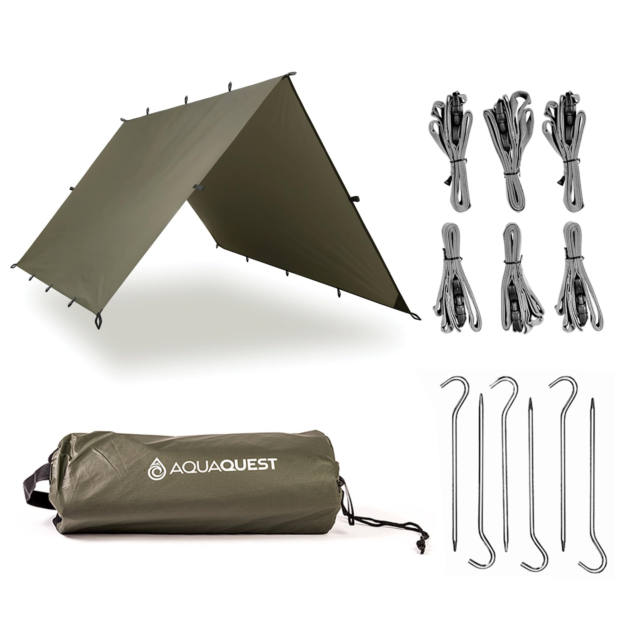 Heavy Duty Waterproof Camping Tarp for Bushcraft Survival