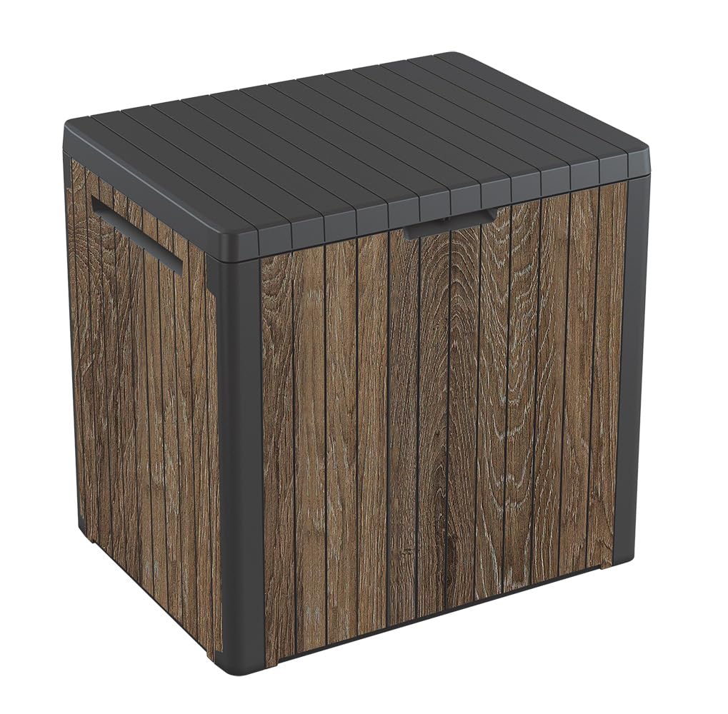 Resin Outdoor Storage Box and Patio Side Table
