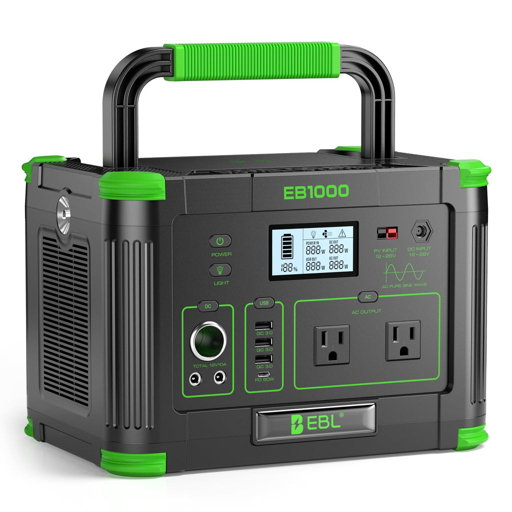 Portable Power Station for Camping and Emergency Backup