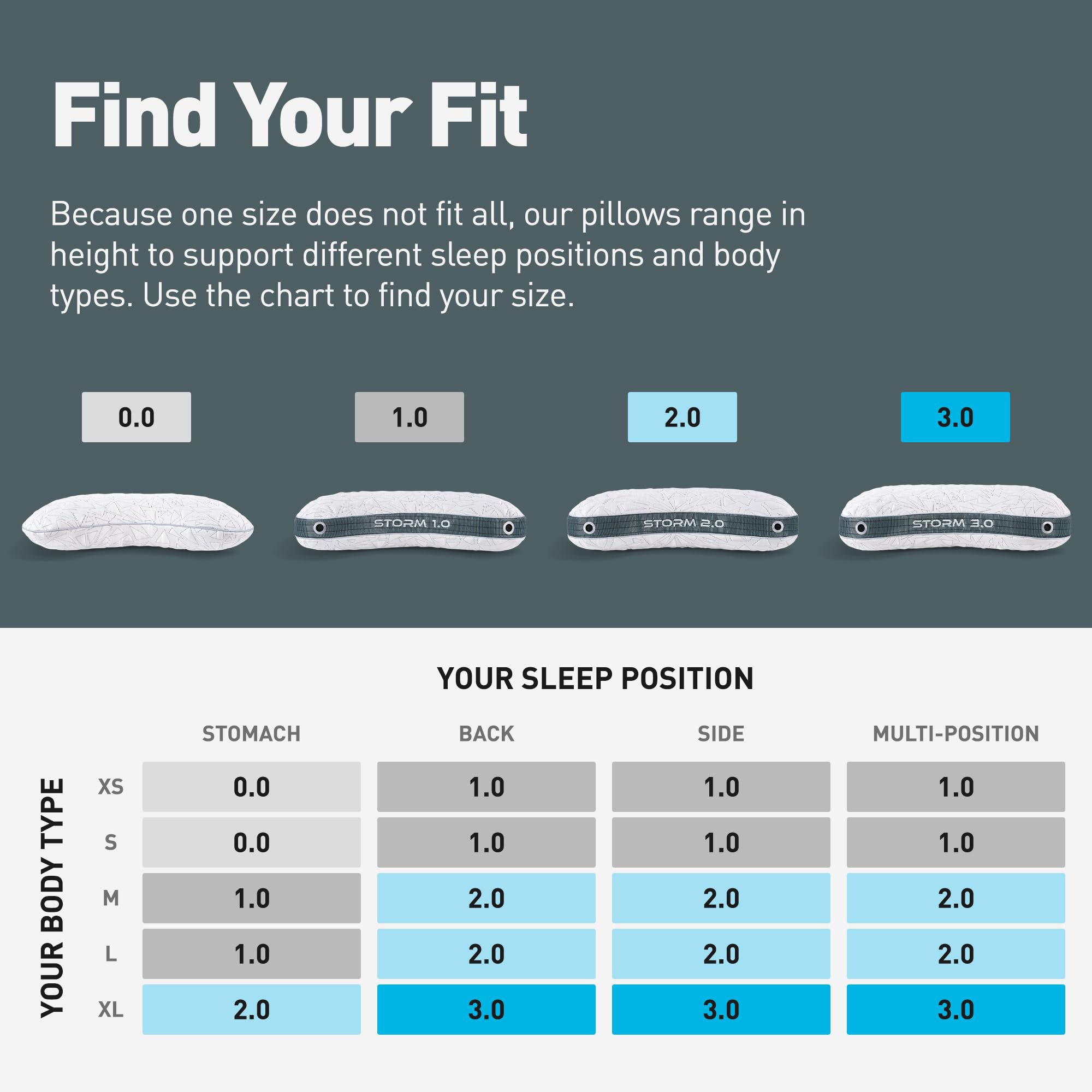 Cooling Medium Firm Side Sleeper Pillow with Airflow Mesh
