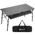 50 Inch Roll Up Aluminum Folding Camping Picnic Table