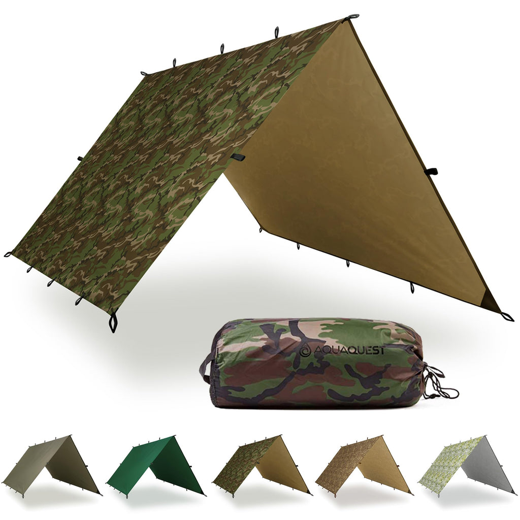 Heavy Duty Waterproof Camping Tarp for Bushcraft Survival