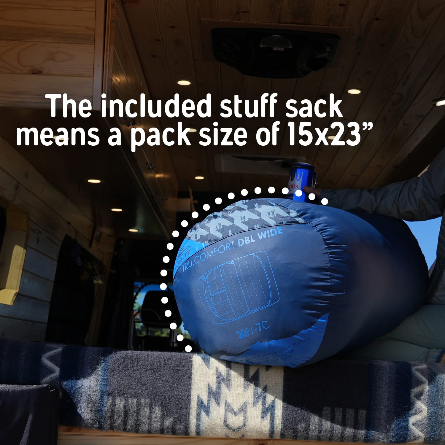 20 Degree Doublewide Two Person Camping Sleeping Bag