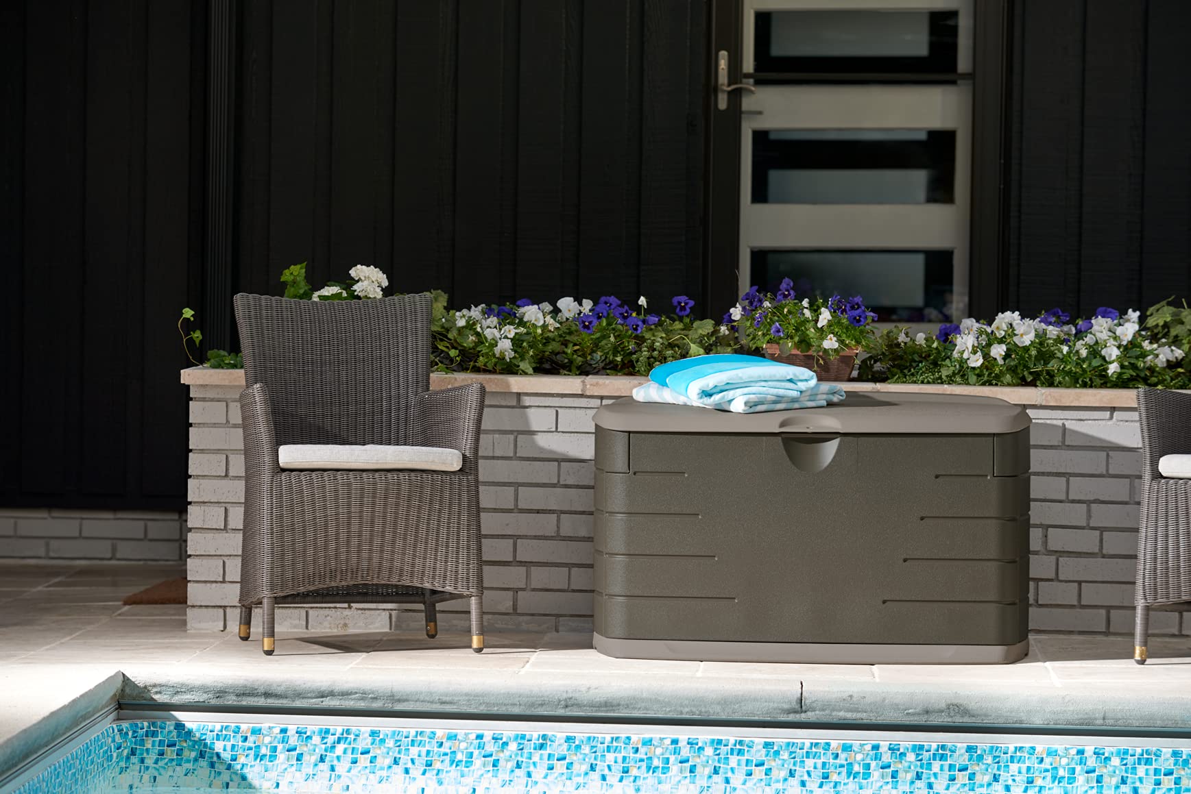 Weather Resistant Resin Outdoor Storage Deck Box