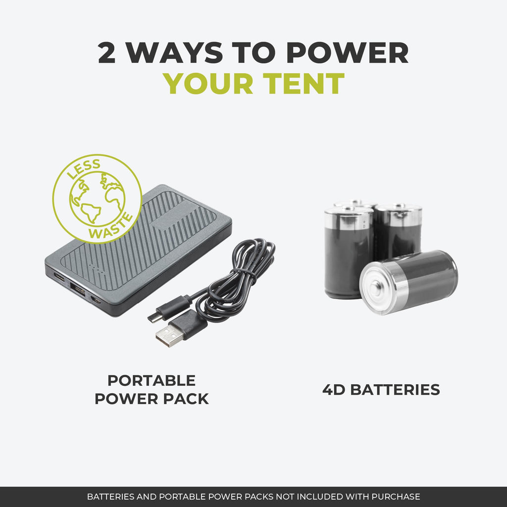 Family Multi Room Instant Cabin Tent with LED Lighting