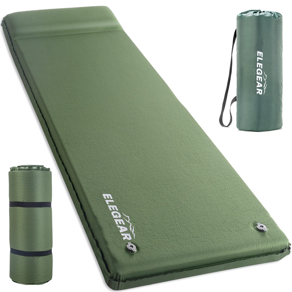 Ultra Thick Self Inflating Memory Foam Camping Sleeping Pad