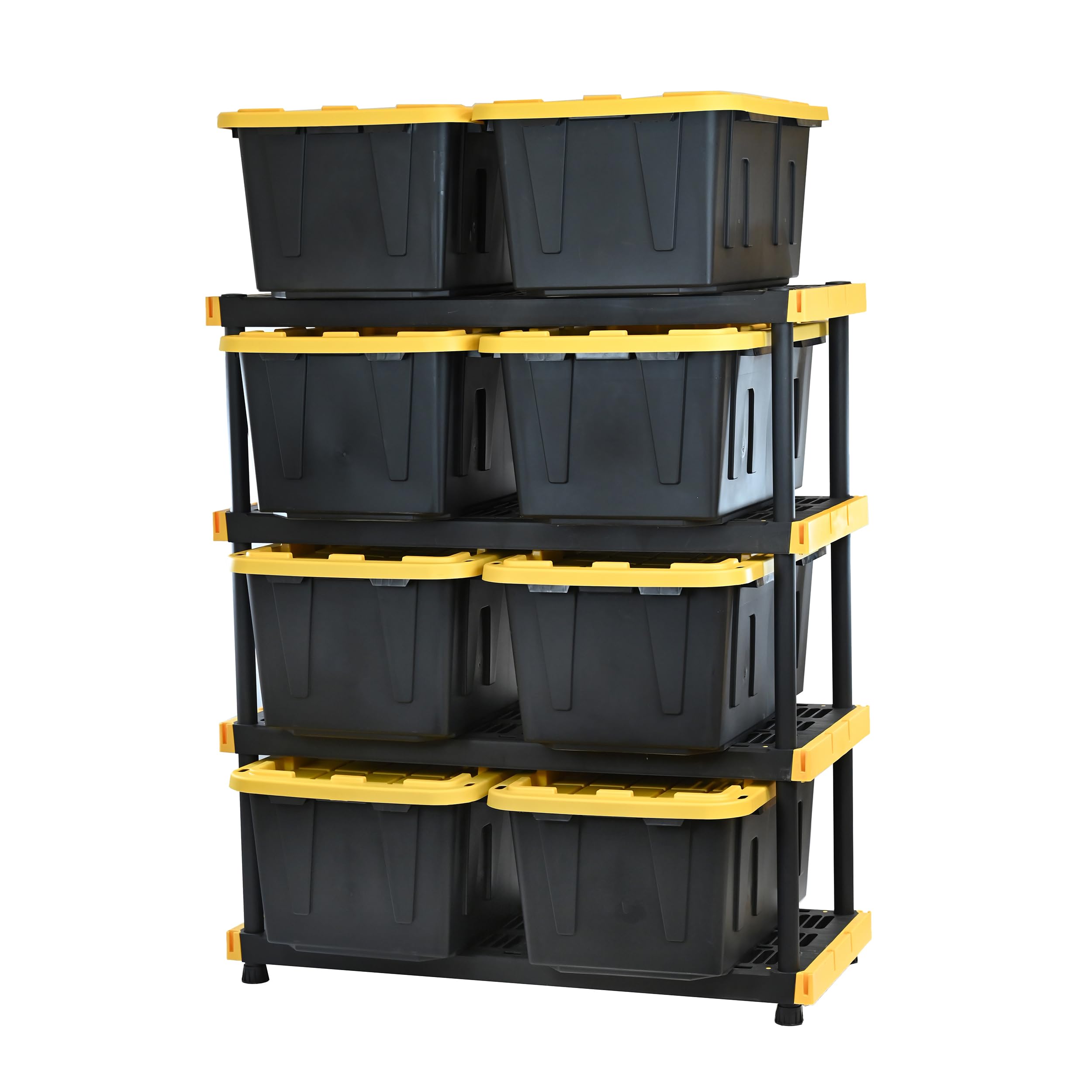 Heavy Duty Storage Shelving System with Storage Containers