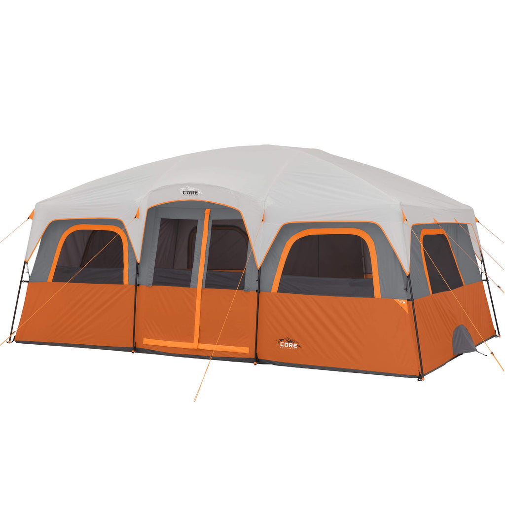 Large 10 to 12 Person Multi Room Family Cabin Camping Tent