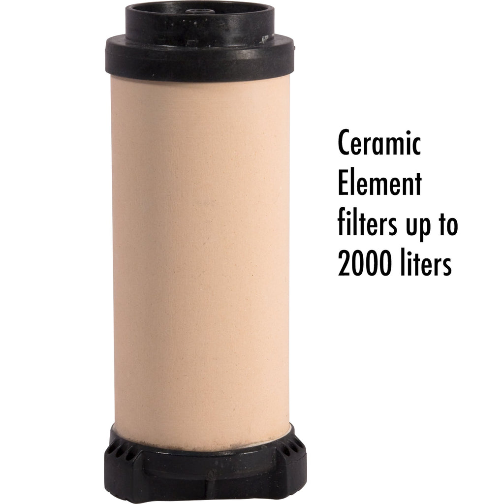 Portable Backcountry Water Filter for Camping and Hiking