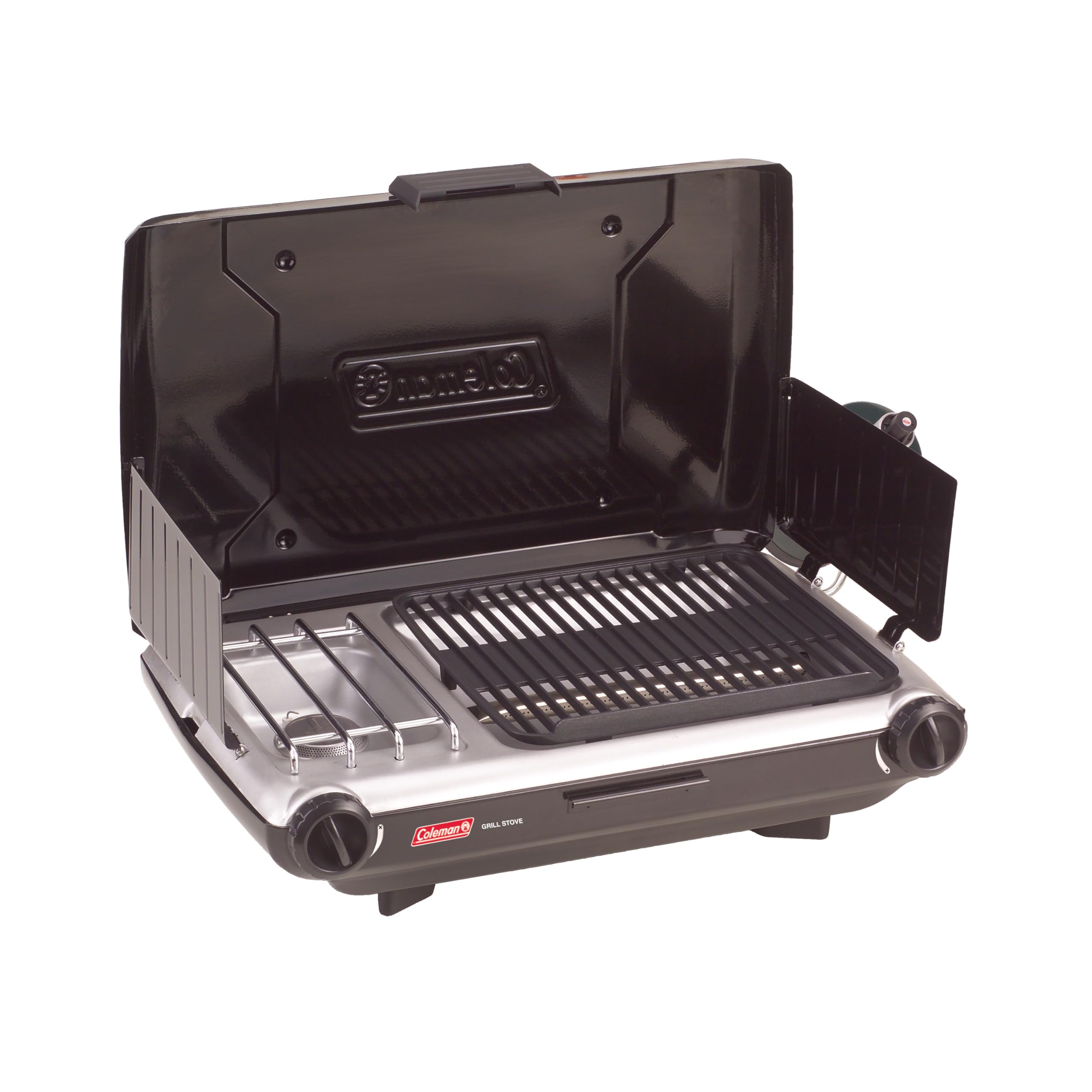 Tabletop Camping Grill Stove with Dual Adjustable Burners