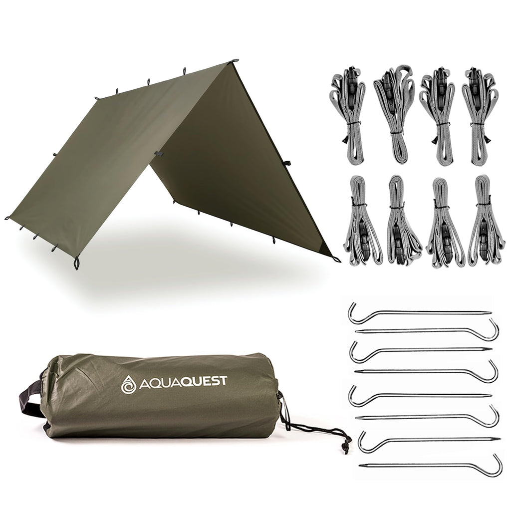 Heavy Duty Waterproof Camping Tarp for Bushcraft Survival