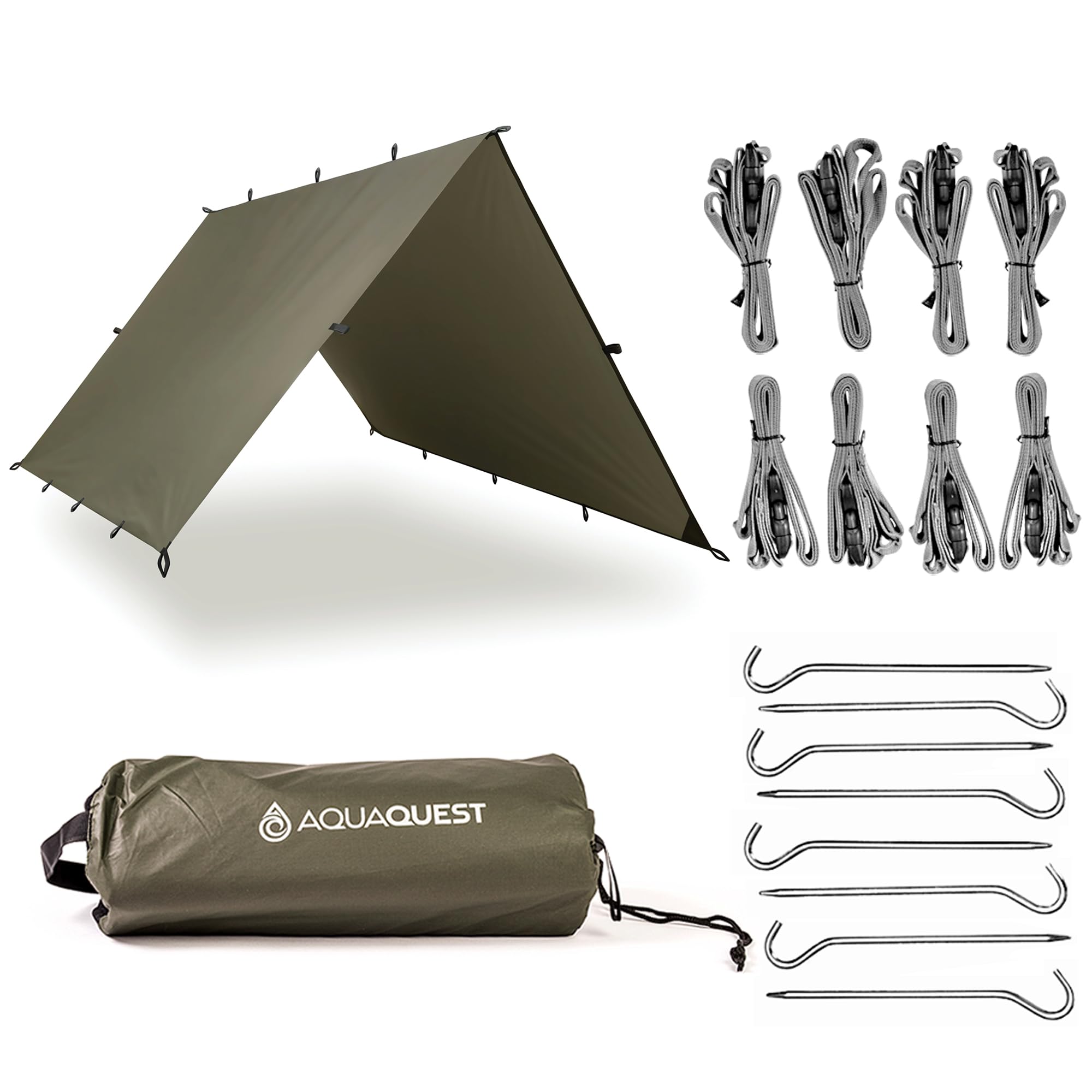 Heavy Duty Waterproof Camping Tarp for Bushcraft Survival