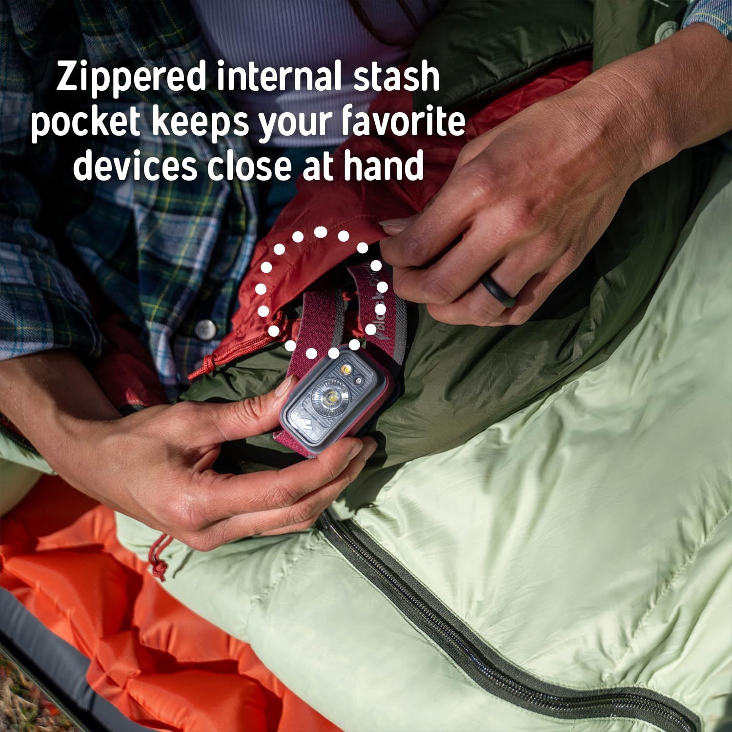 20 Degree Down Mummy Sleeping Bag for Backpacking