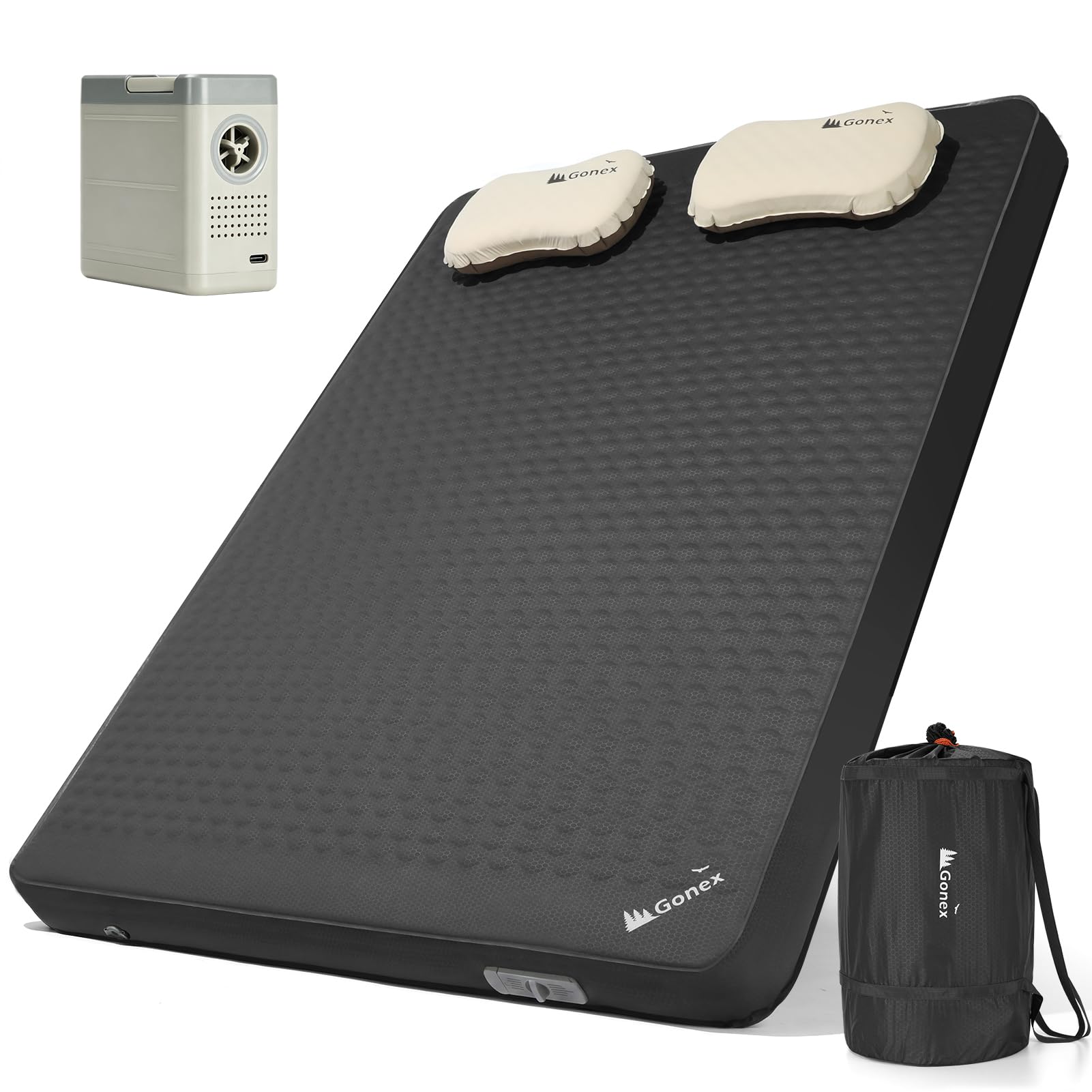 Four Inch Self Inflating Insulated Memory Foam Sleeping Pad