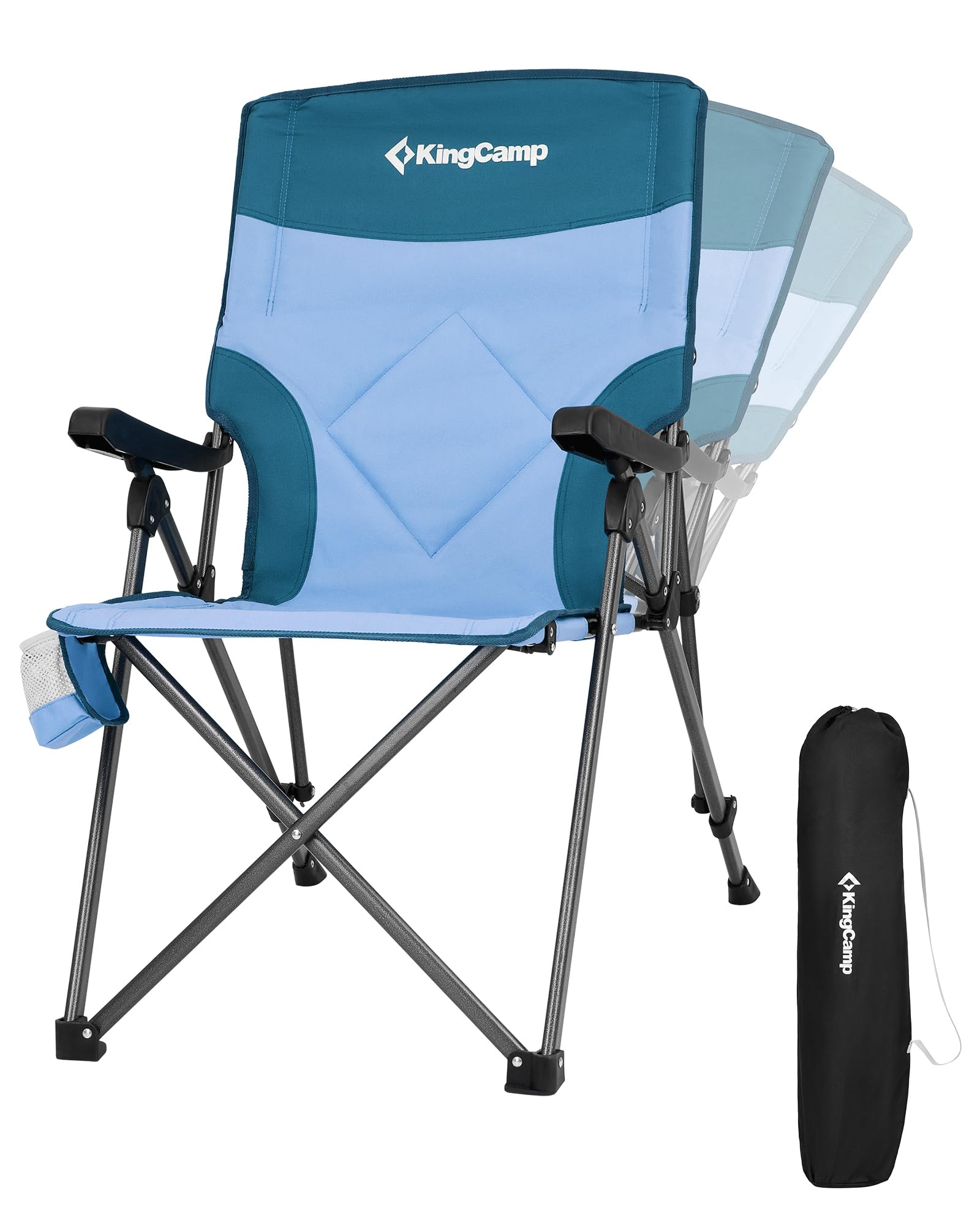 Oversized Heavy Duty Camping Chair with Lumbar Support