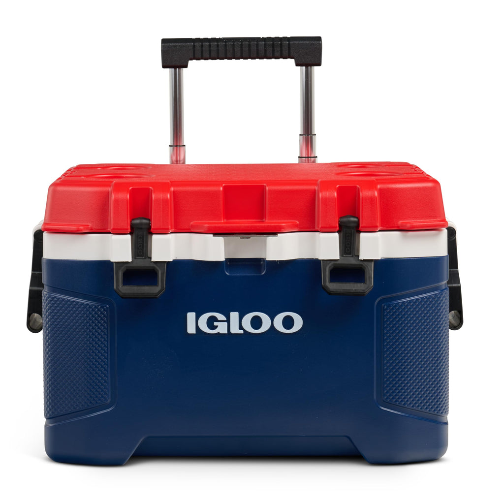 Insulated Hard Shell Rolling Cooler with Wheels