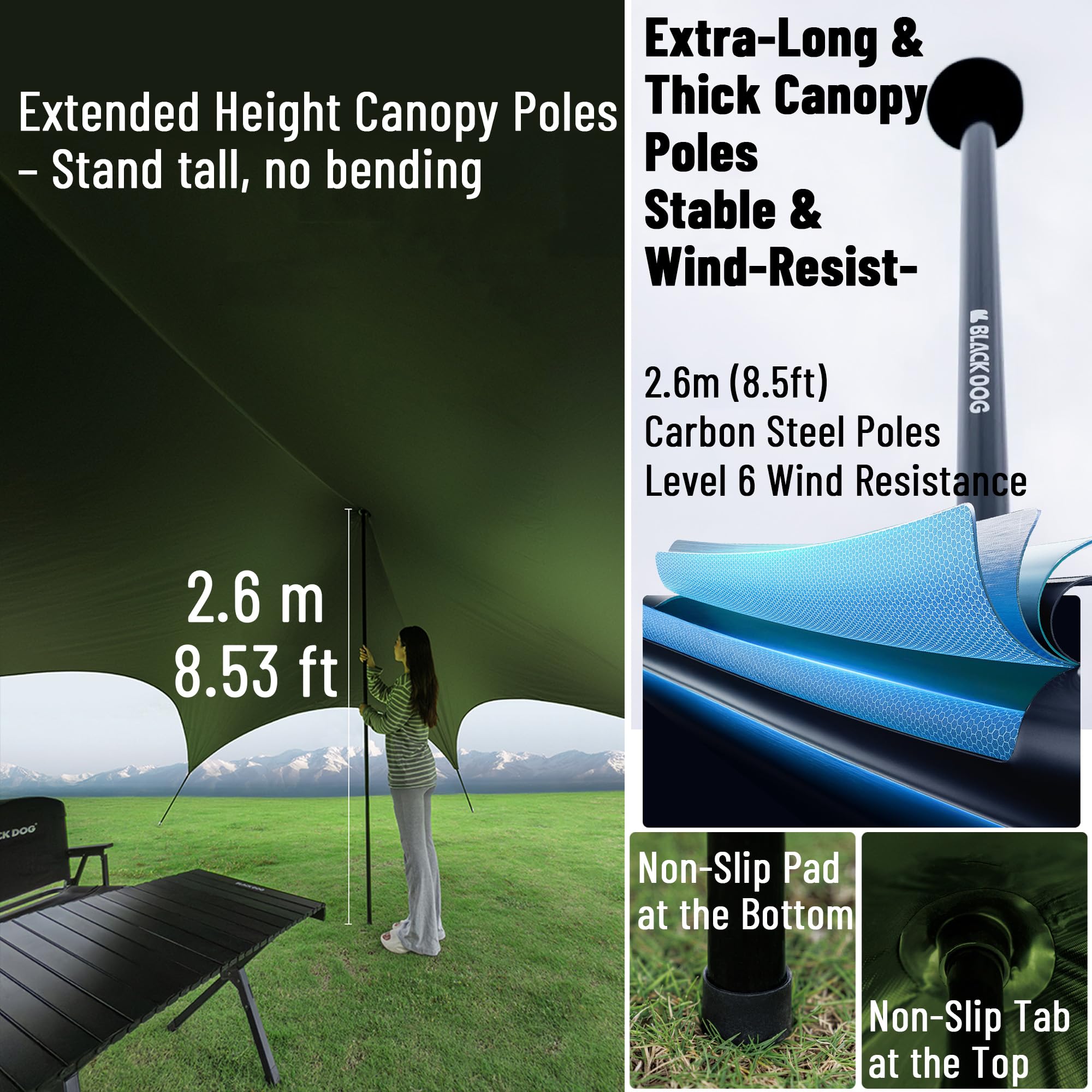 Large 16 to 20 Person Waterproof Camping Tarp Shelter