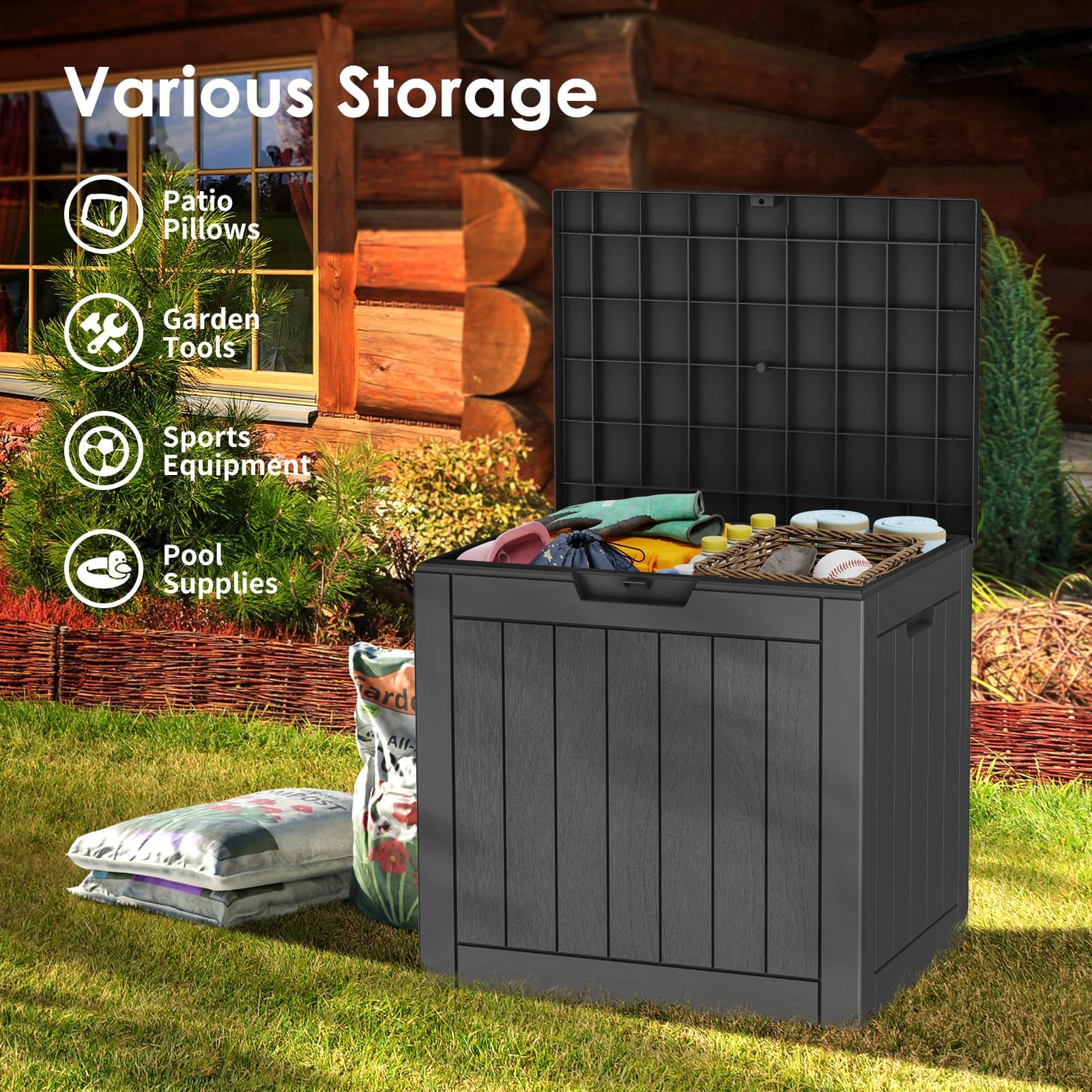 Waterproof Outdoor Storage Deck Box
