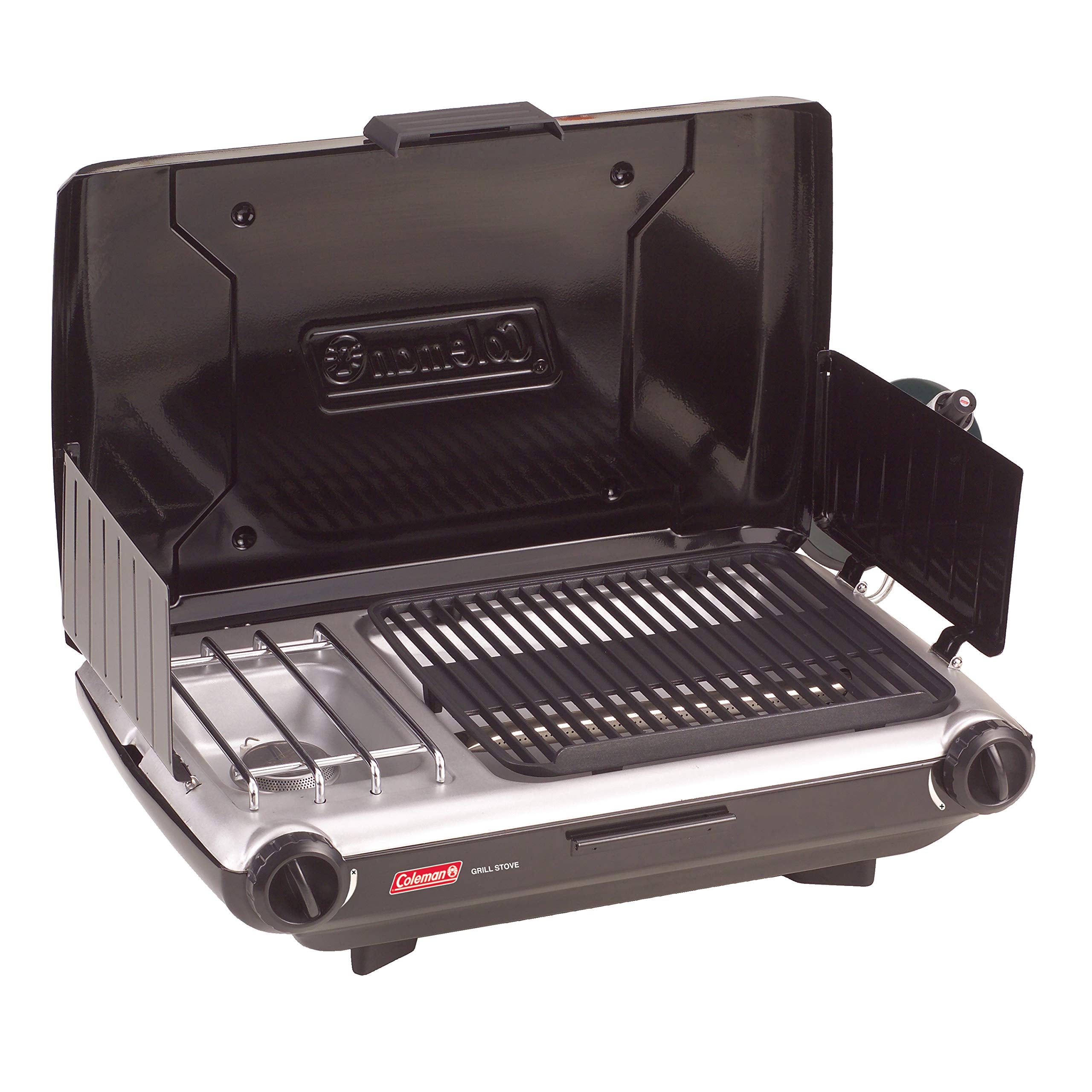 Tabletop Camping Grill Stove with Dual Adjustable Burners