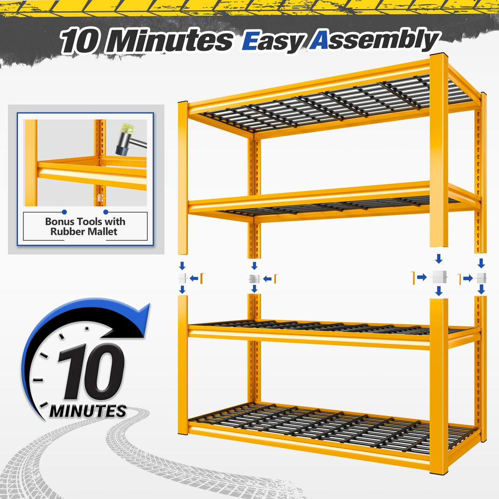 Heavy Duty Adjustable Industrial Metal Storage Shelving