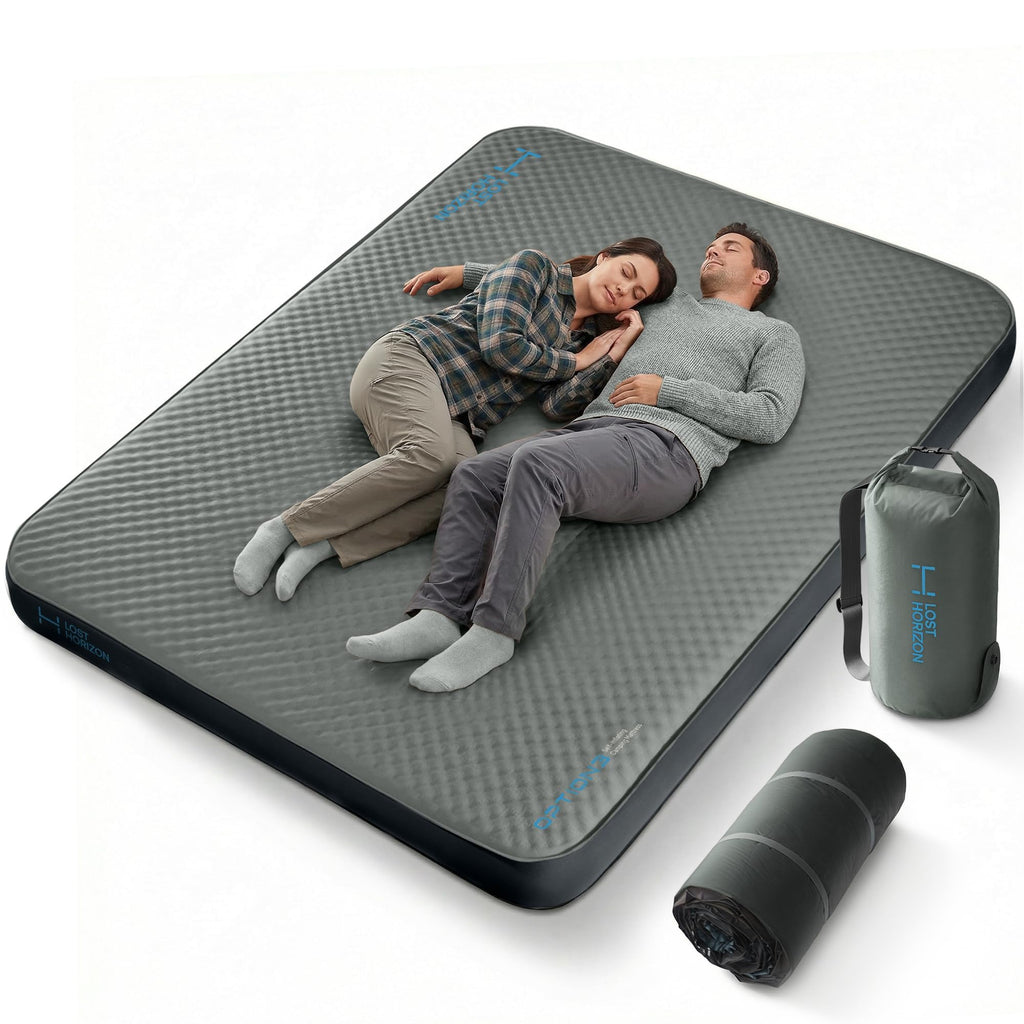 Self Inflating Air and Foam Camping Mattress Sleeping Pad