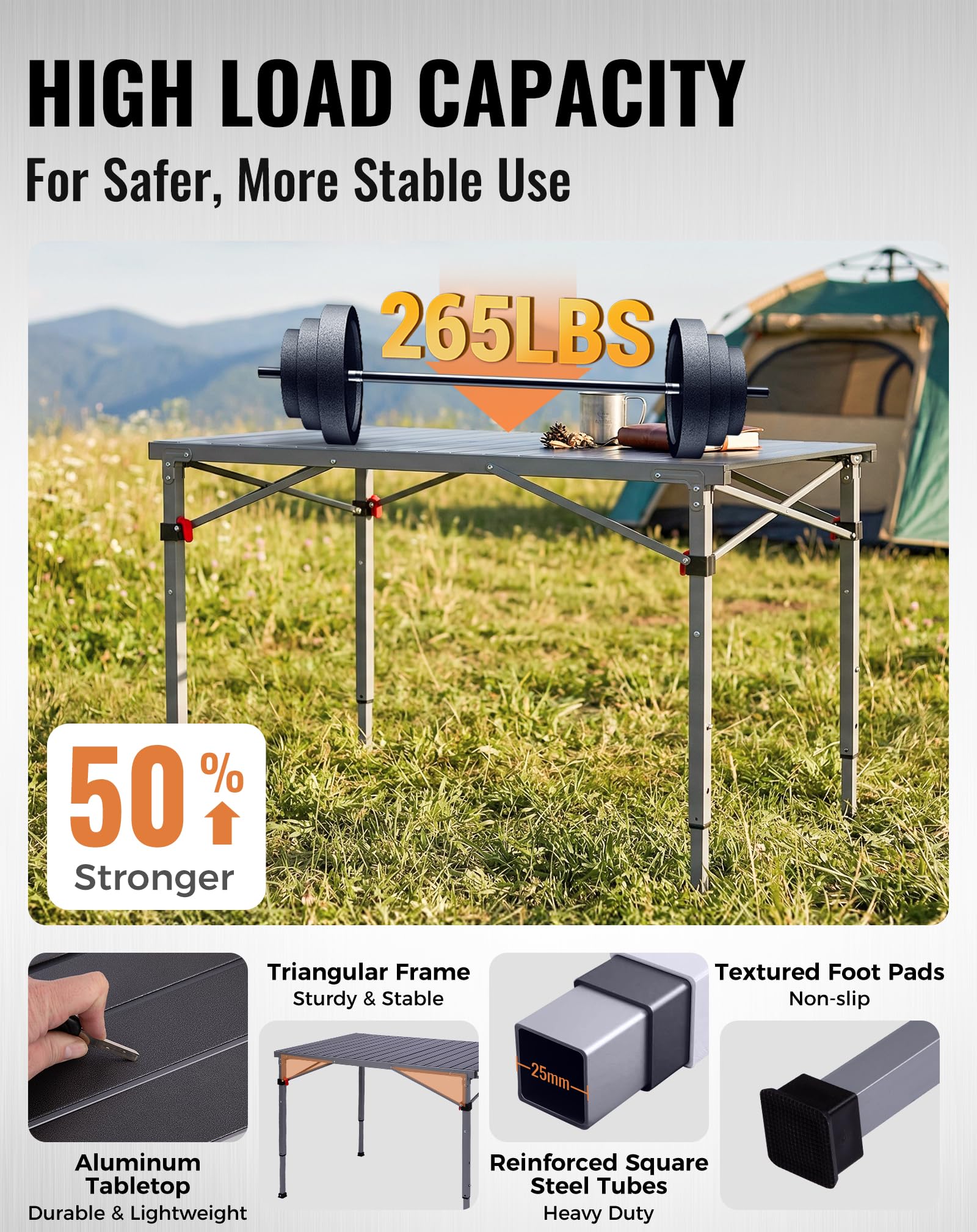 Aluminum Folding Camping Table