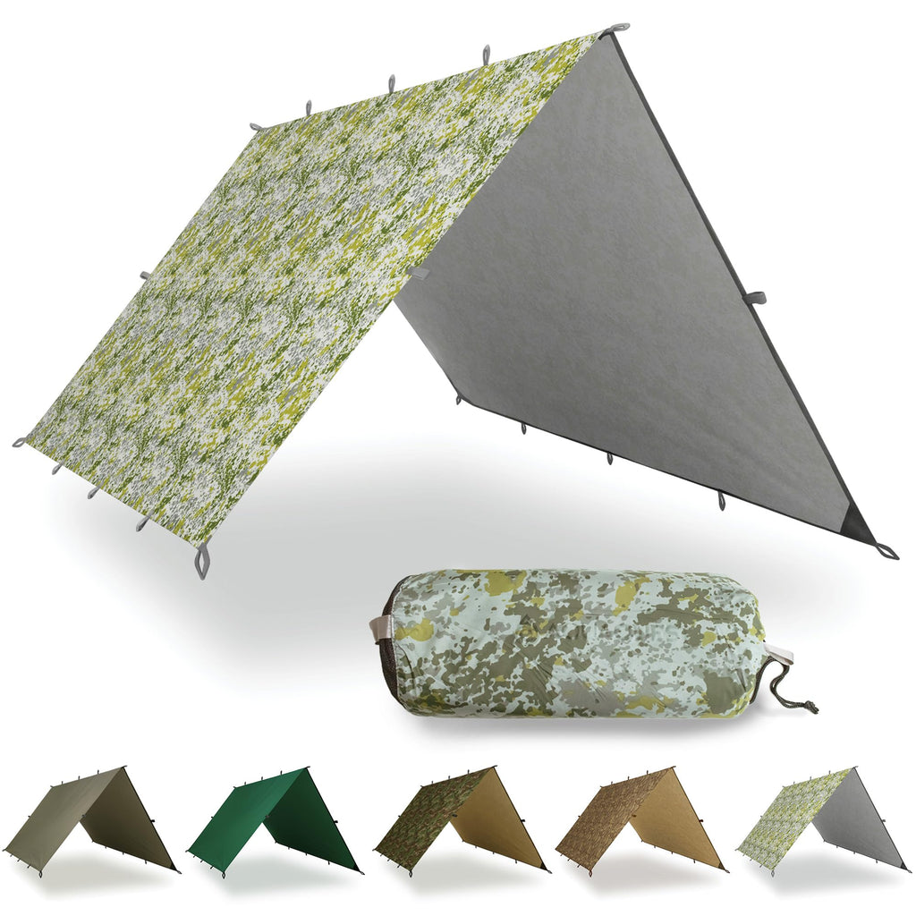 Heavy Duty Waterproof Camping Tarp for Bushcraft Survival