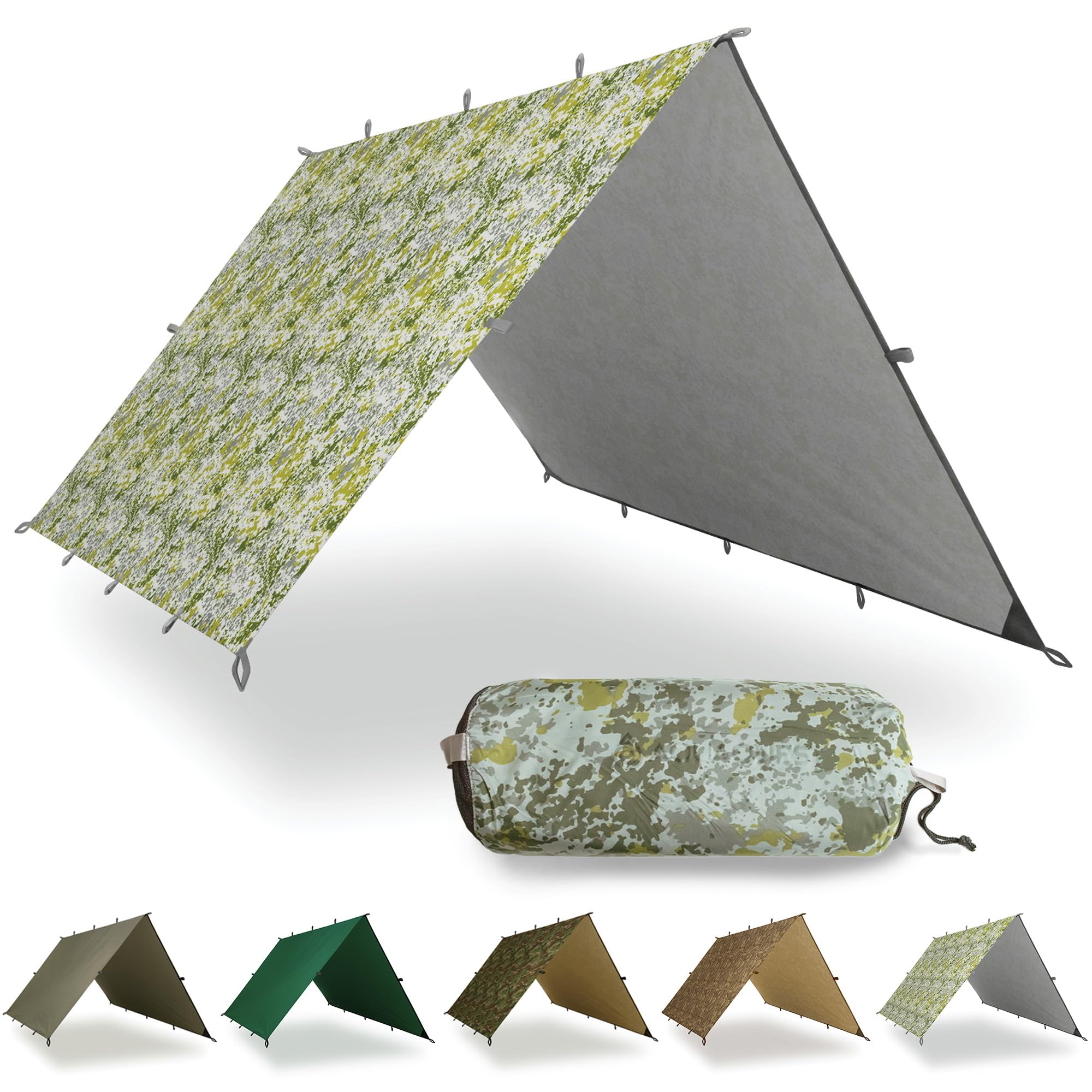 Heavy Duty Waterproof Camping Tarp for Bushcraft Survival