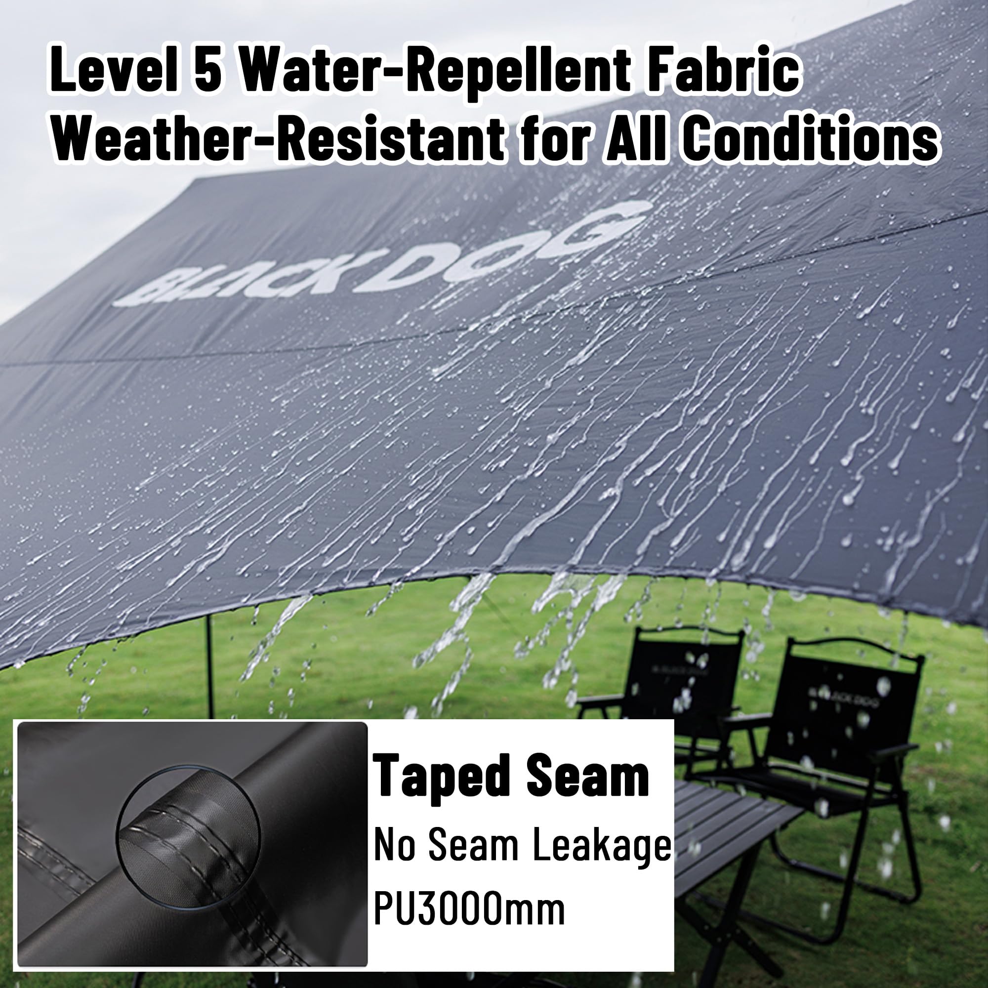 Large 16 to 20 Person Waterproof Camping Tarp Shelter