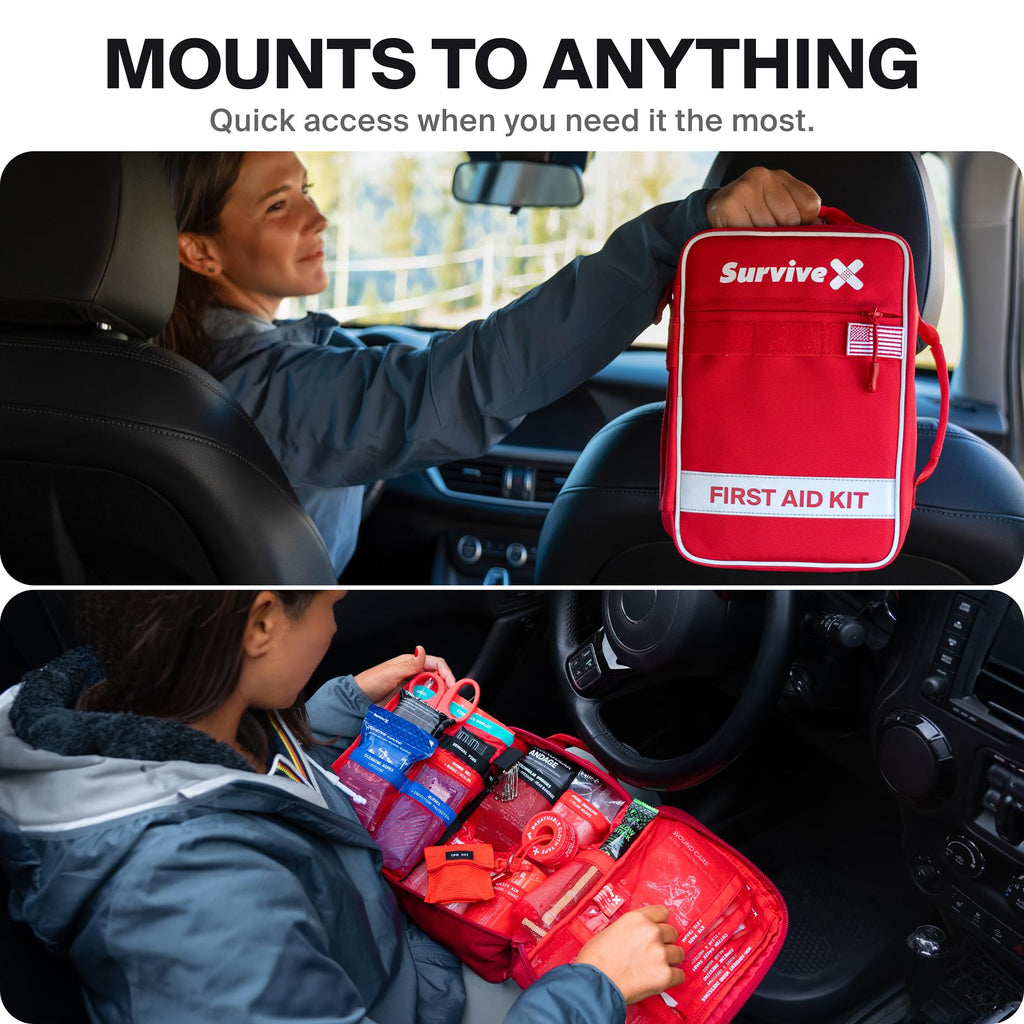 Large First Aid Kit for Travel Camping and Emergency Use