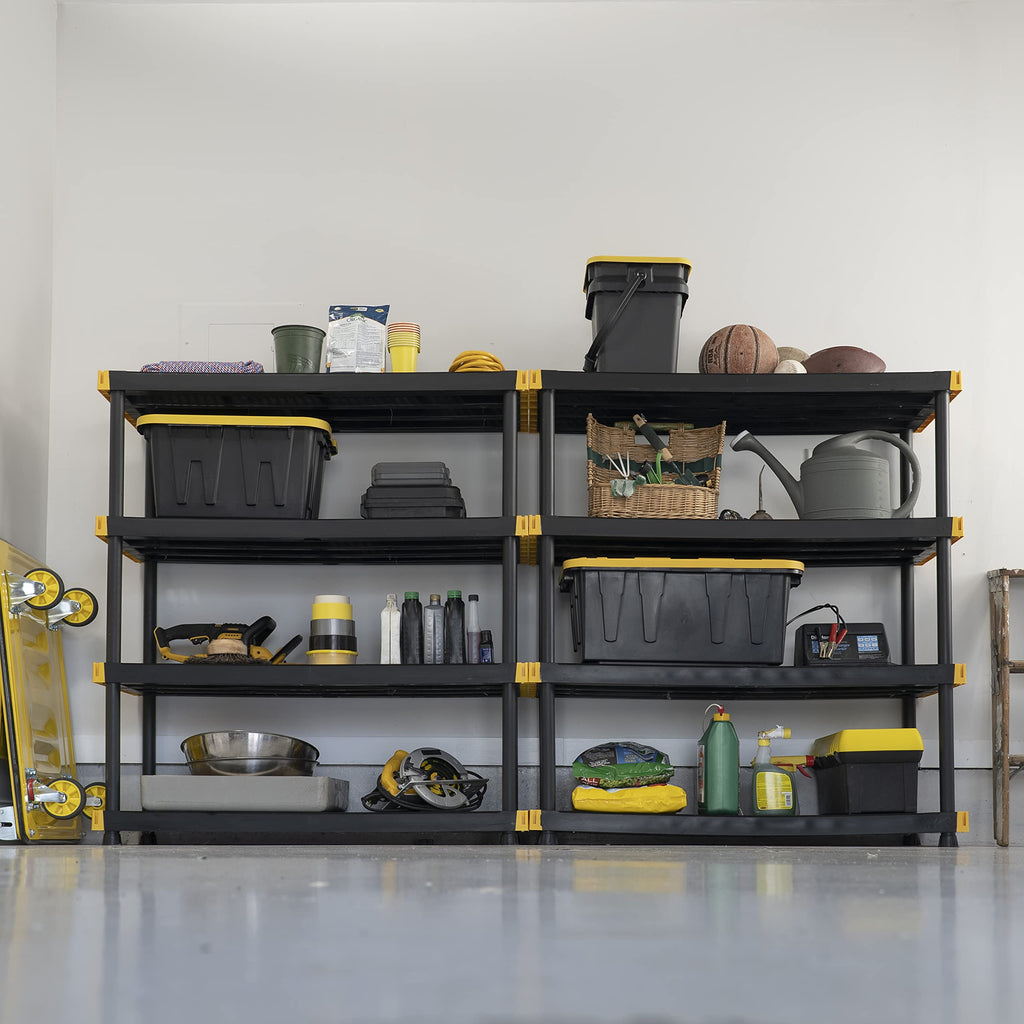 Heavy Duty Storage Shelving System with Storage Containers
