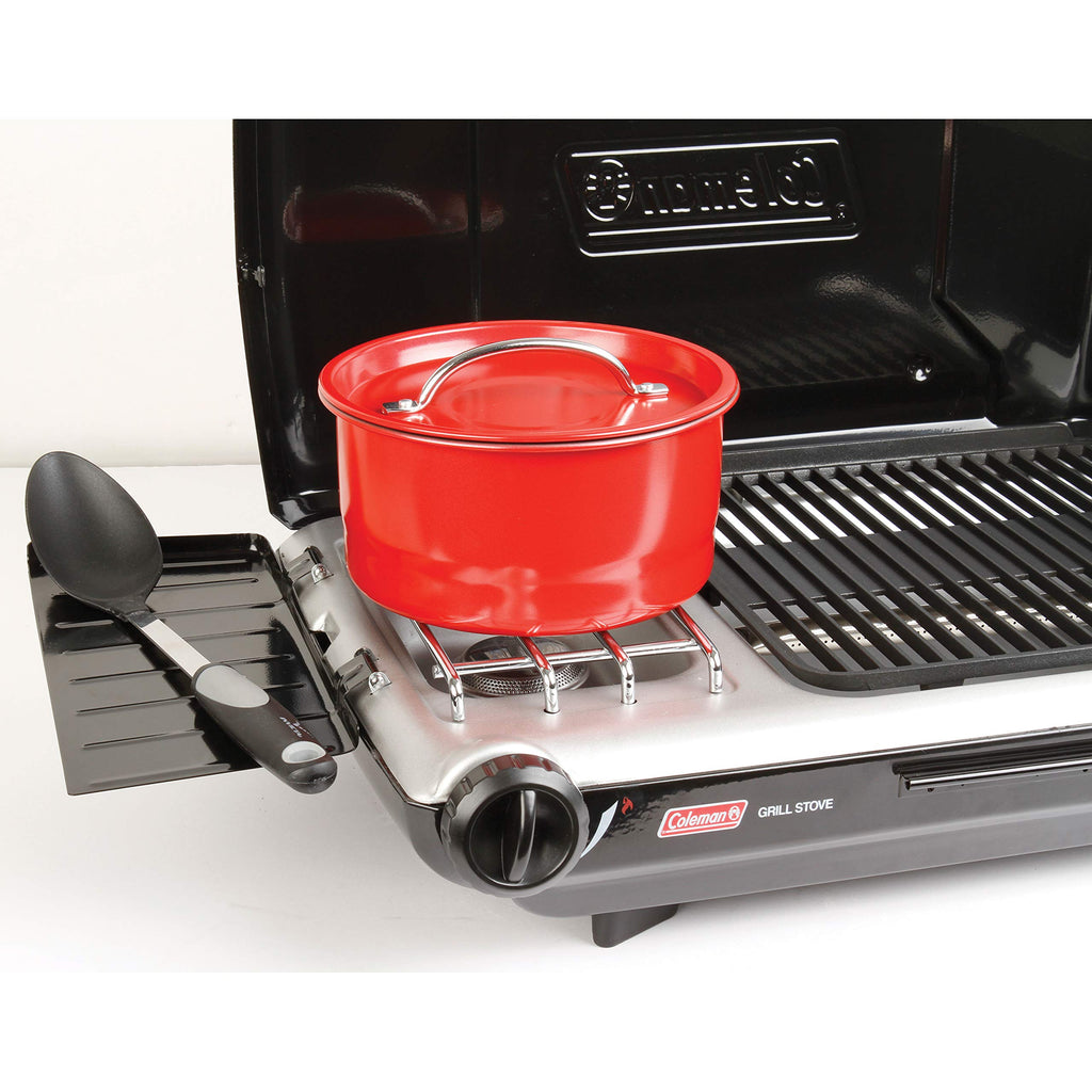 Tabletop Camping Grill Stove with Dual Adjustable Burners