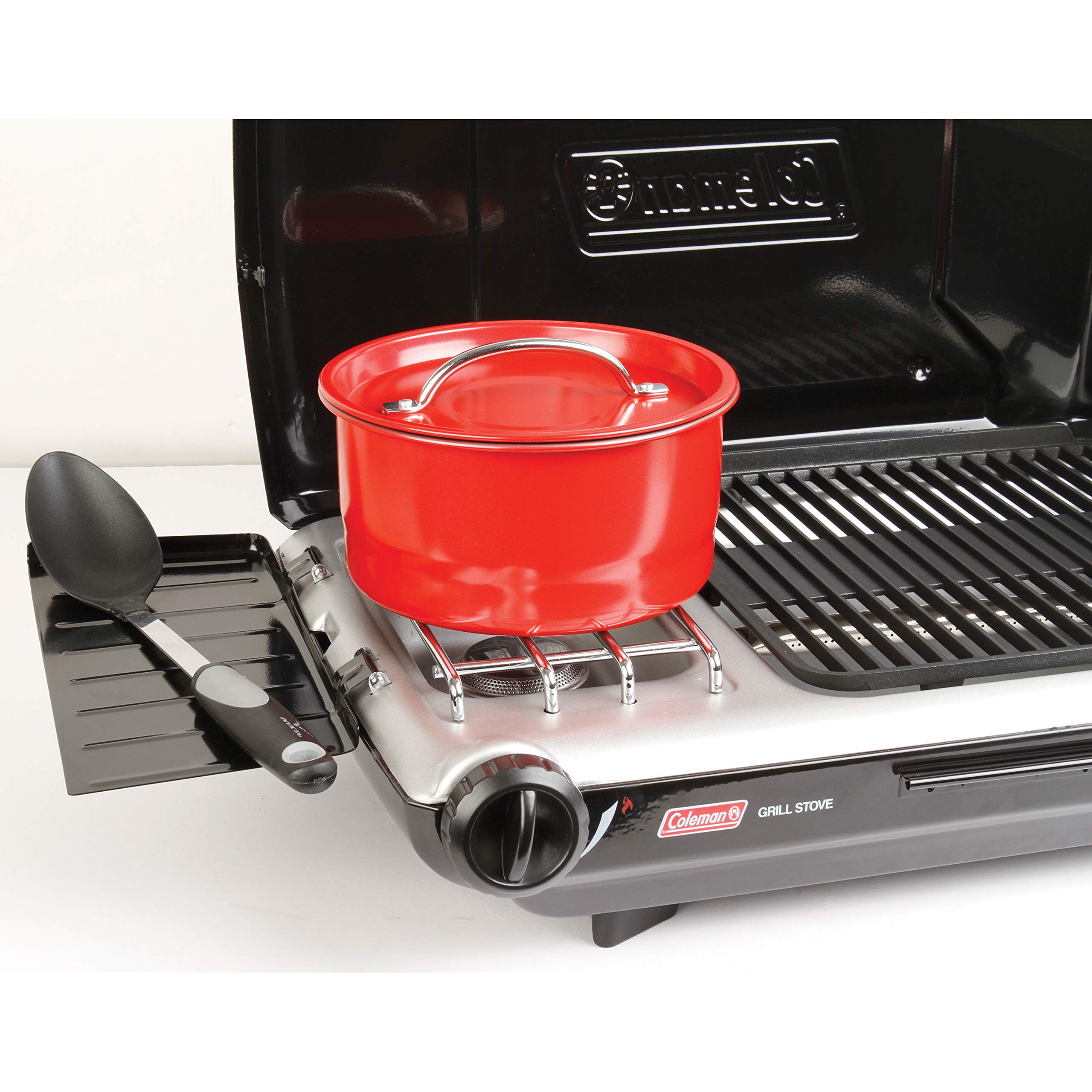 Tabletop Camping Grill Stove with Dual Adjustable Burners