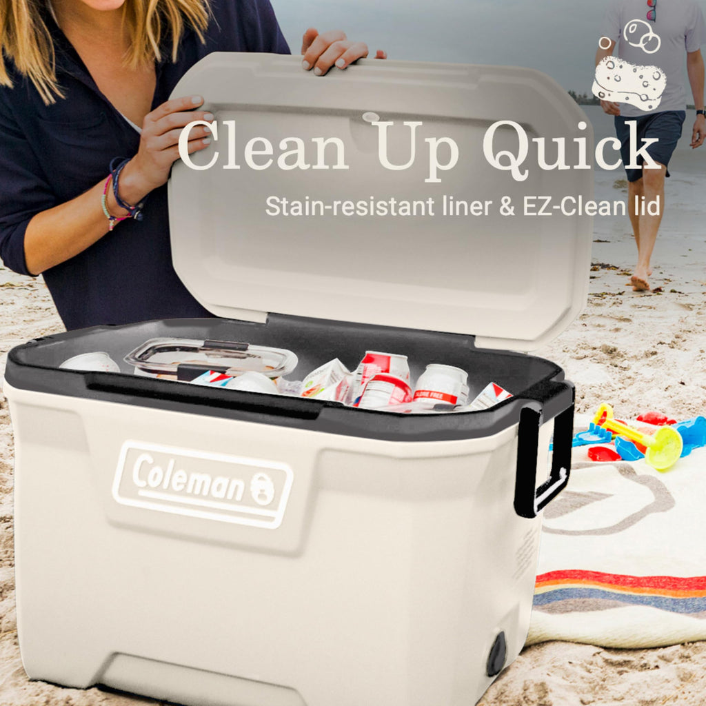 Portable Insulated Hard Cooler with Long Lasting Ice Retention