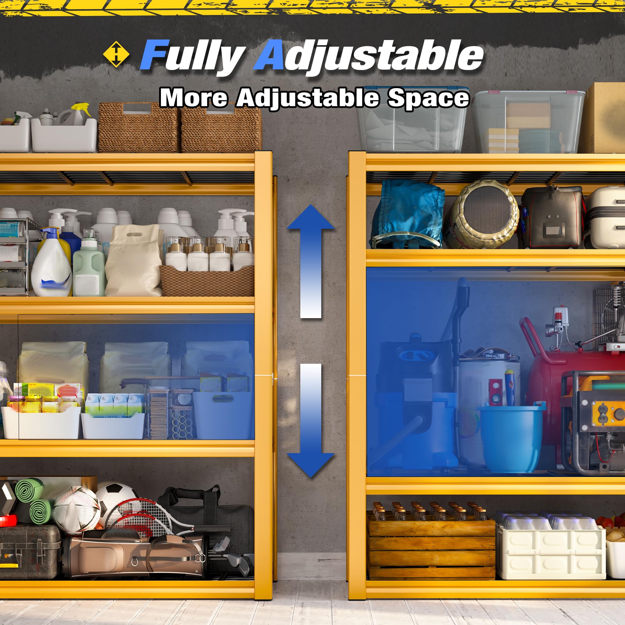Heavy Duty Adjustable Industrial Metal Storage Shelving