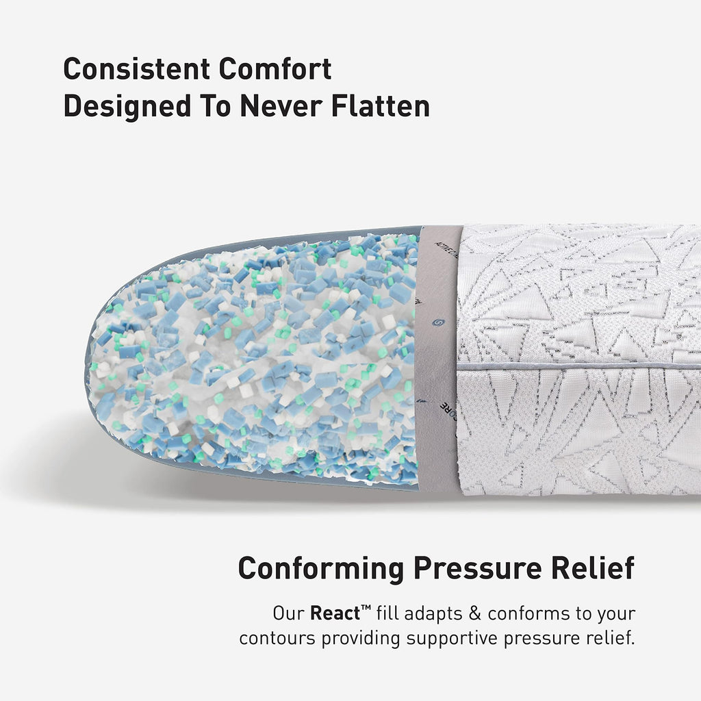 Cooling Medium Firm Side Sleeper Pillow with Airflow Mesh