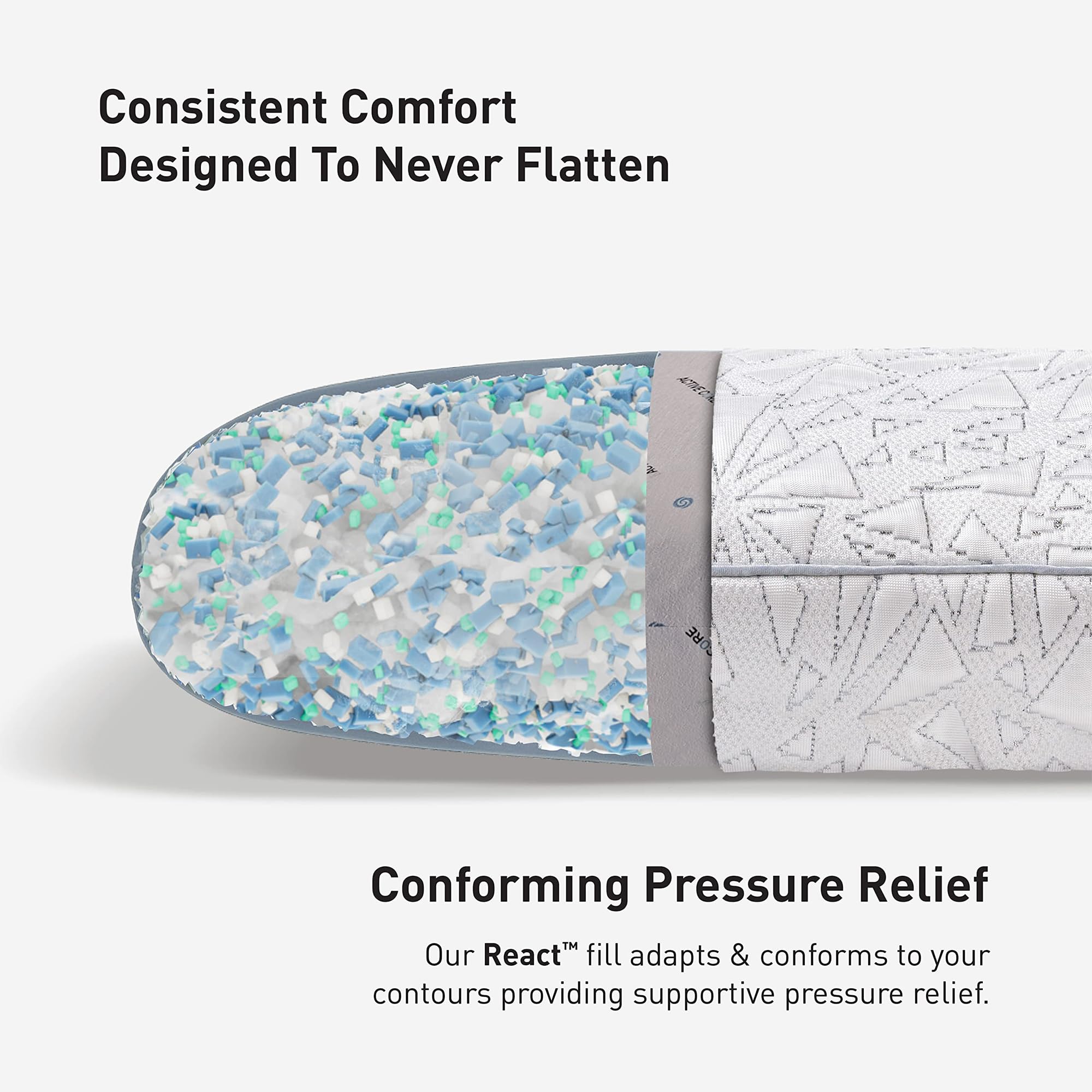 Cooling Medium Firm Side Sleeper Pillow with Airflow Mesh