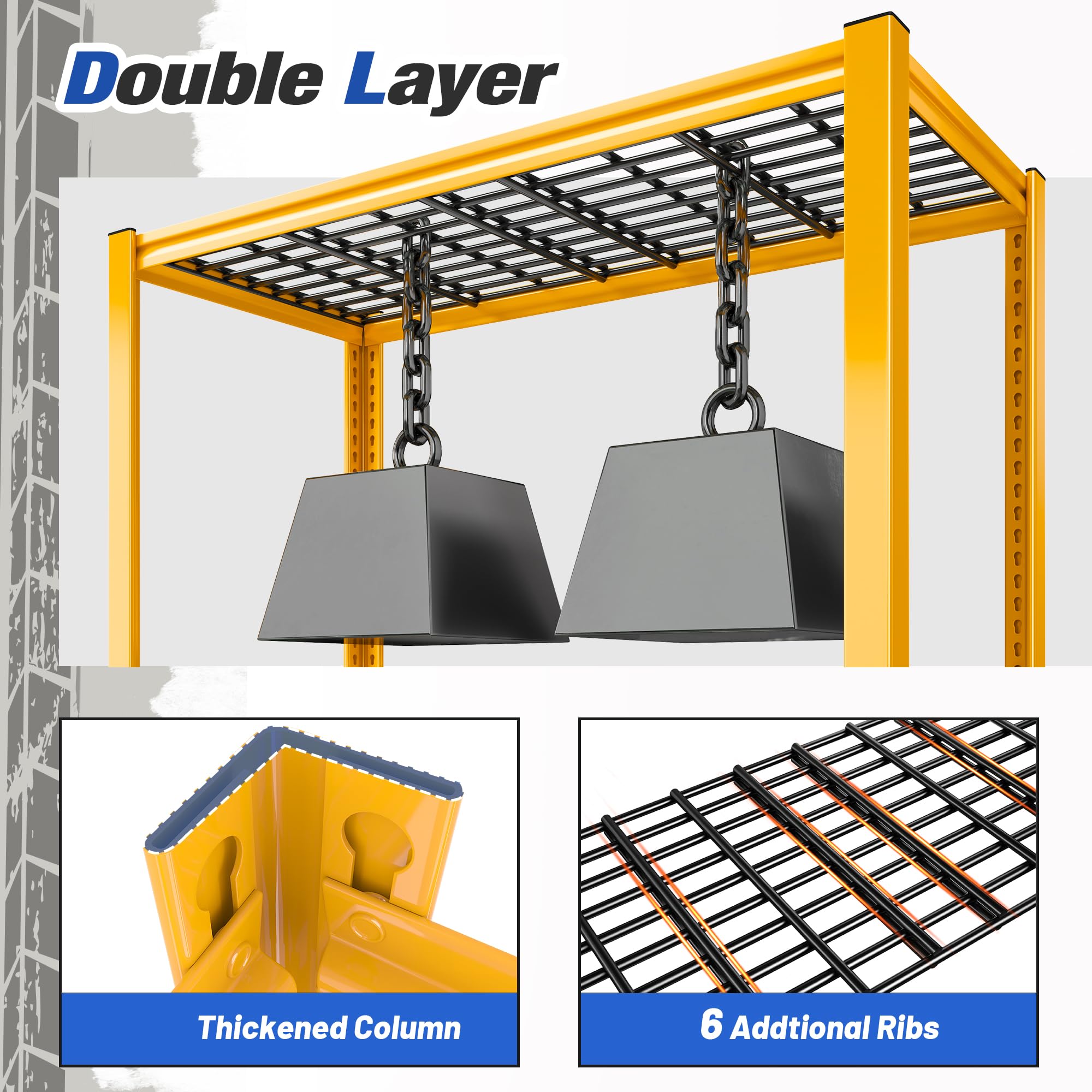 Heavy Duty Adjustable Industrial Metal Storage Shelving